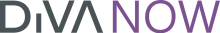 DiVA NOW Logo mit Schrift - Wortmarke